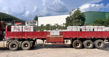 黄石 芝麻灰花岗岩地铺石出货日常