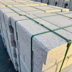 黄石 白麻花岗岩路沿石，马路牙子，路缘石，平石，立缘石等