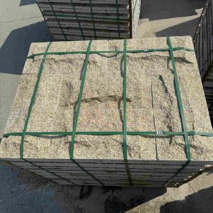 黄石 黄金麻花岗岩石材自然面蘑菇石成品