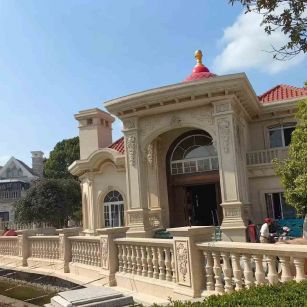 黄石 黄金麻花岗岩欧式别墅