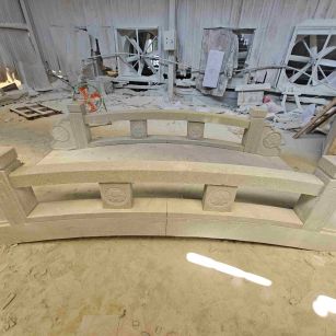 黄石 芝麻灰花岗岩异形加工-拱桥，石桥