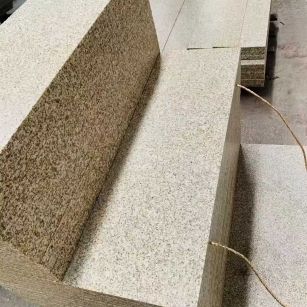 黄石 黄金麻荔枝面外墙干挂成品