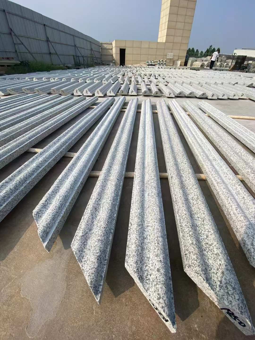 黄石 白麻光面别墅线条防水加工